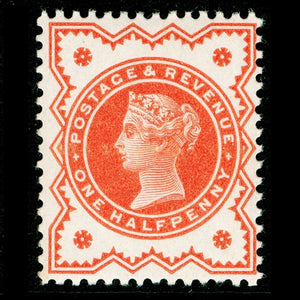 0197 SG197 ½d vermilion "Unmounted OG"