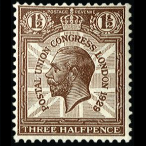 0436 SG436 1½d Purple Brown Postal Union Congress.