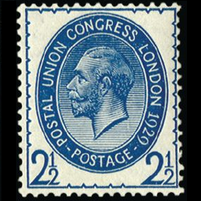 0437 SG437 2½d Blue Postal Union Congress.